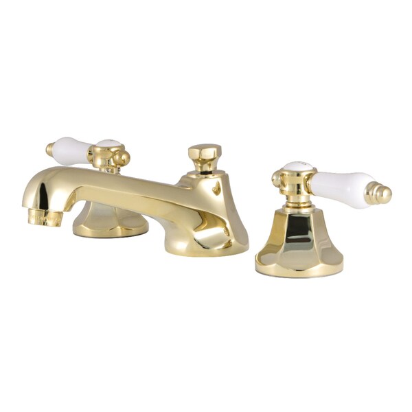 KS4462BPL Bel-Air 8" Widespread Bathroom Faucet, Polished Brass